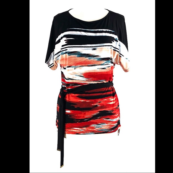 Calvin Klein Tops - Calvin Klein Tunic Hi-Low Short Sleeve!